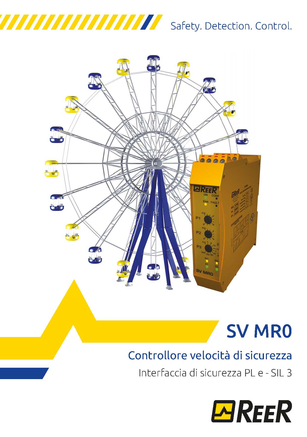 Реле безопасности ReeR SV MR0 (брошюра, EN)
